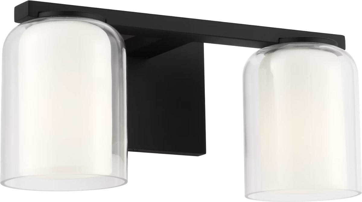 Visual Comfort Studio - SCDJVN130MBKCGMG - Two Light Vanity - Holden - Midnight Black