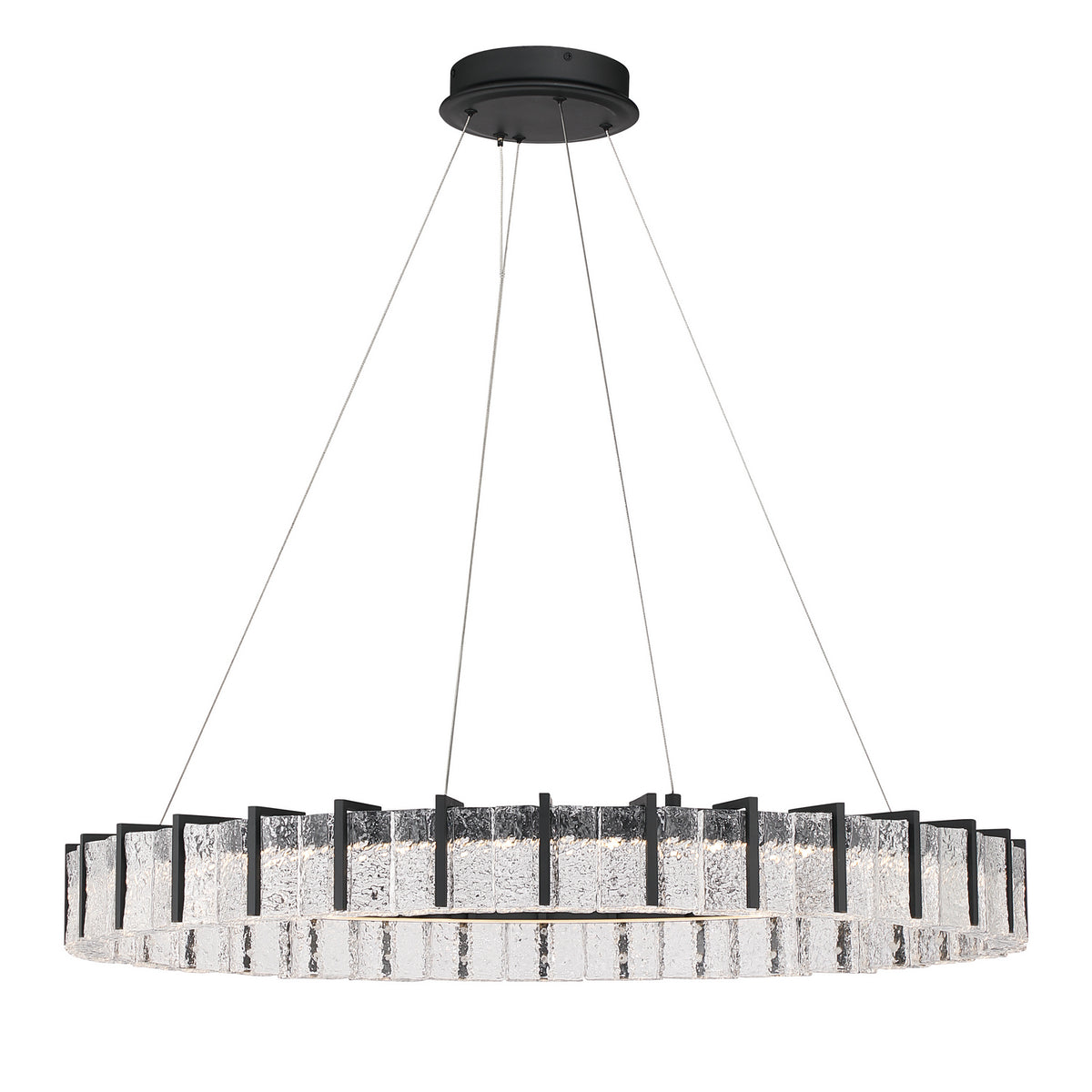 Minka-Lavery - 2416-899-L - LED Pendant - Sevryn - Dark Matte Black