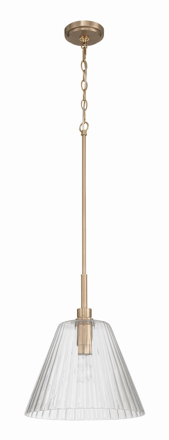 Craftmade - 61192-CPZ - One Light Pendant - Pleated - Premium Bronze