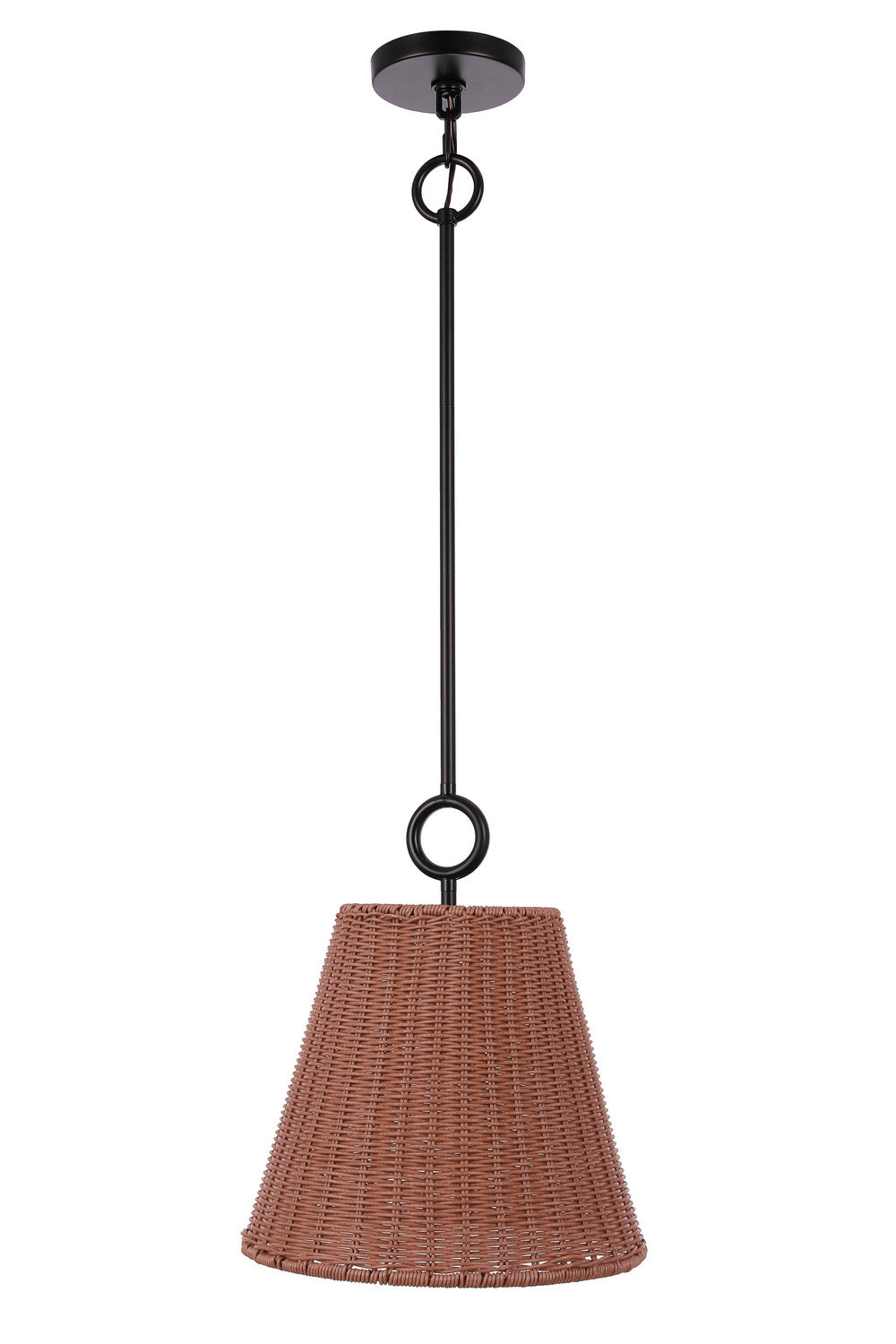 Craftmade - 61891-FB - One Light Pendant - Kirsten - Flat Black