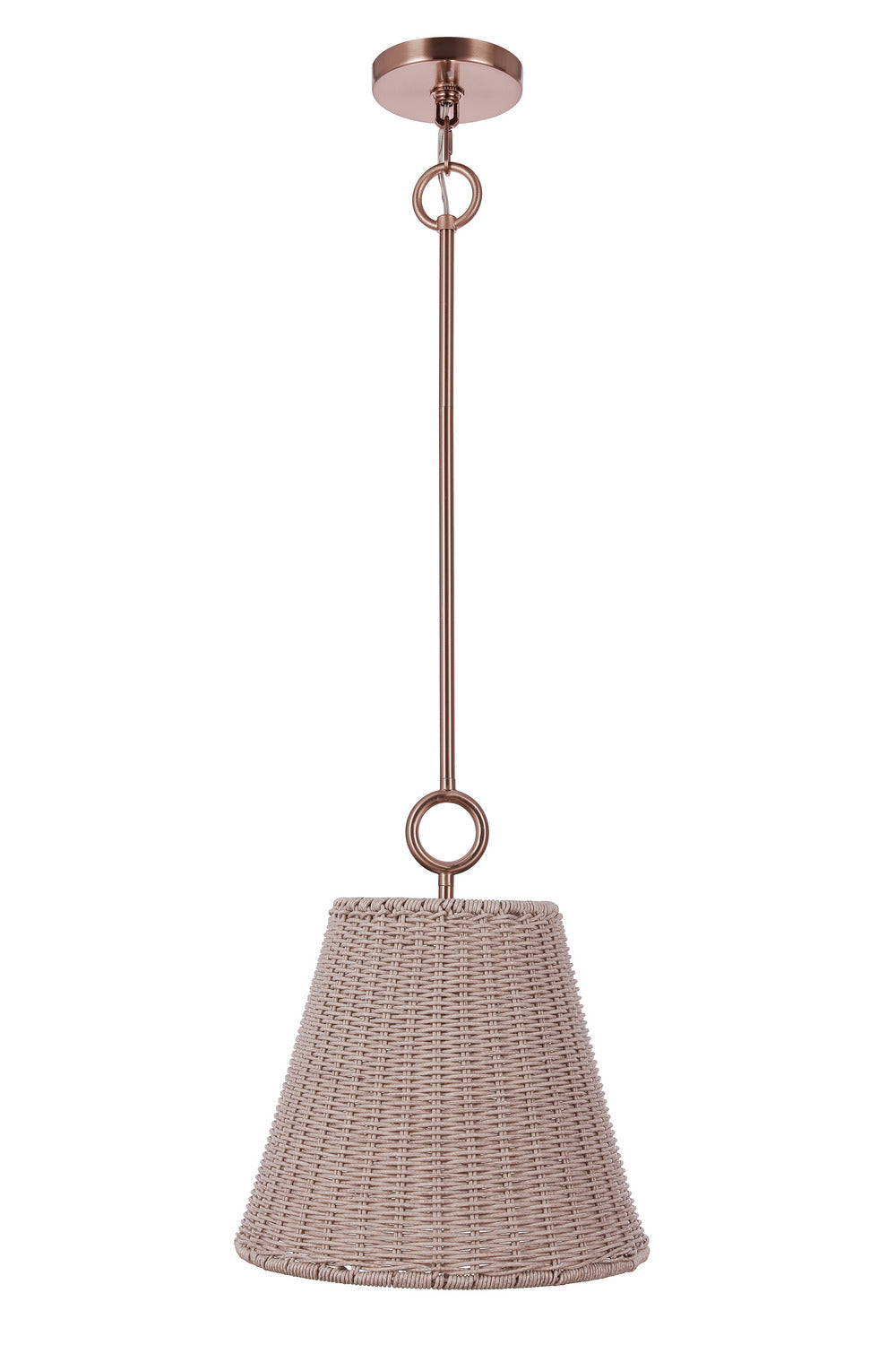 Craftmade - 61891W-CPZ - One Light Pendant - Kirsten - Premium Bronze