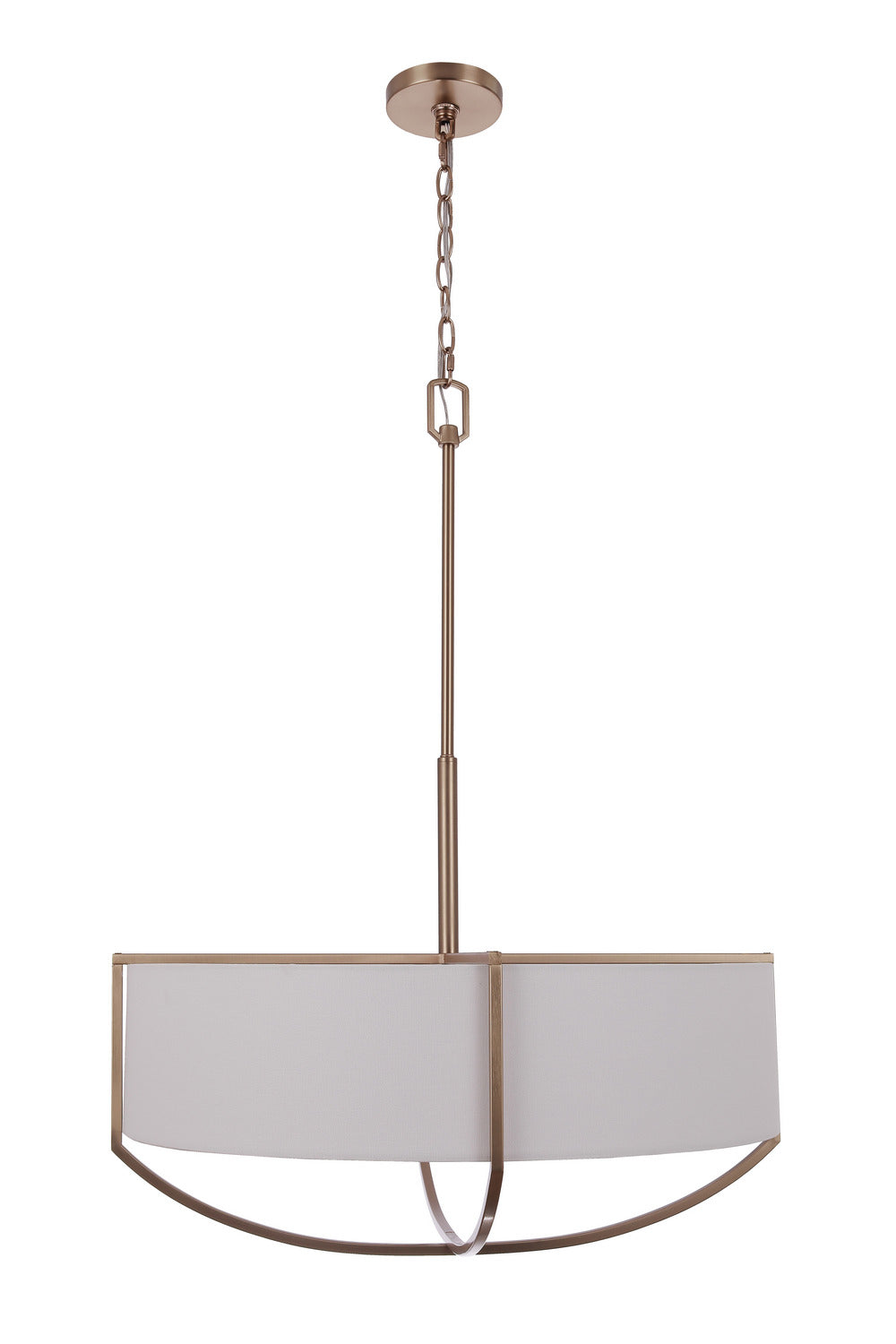 Craftmade - 62096-SB - Six Light Pendant - Banks - Satin Brass