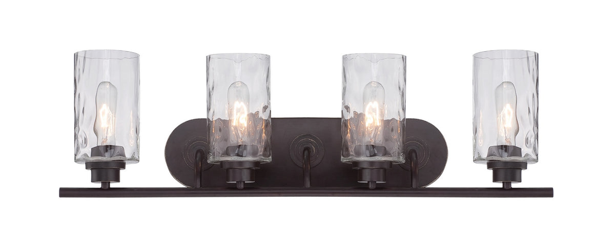 Designers Fountain - 87104-OEB - Four Light Bath Bar - Gramercy Park - Old English Bronze