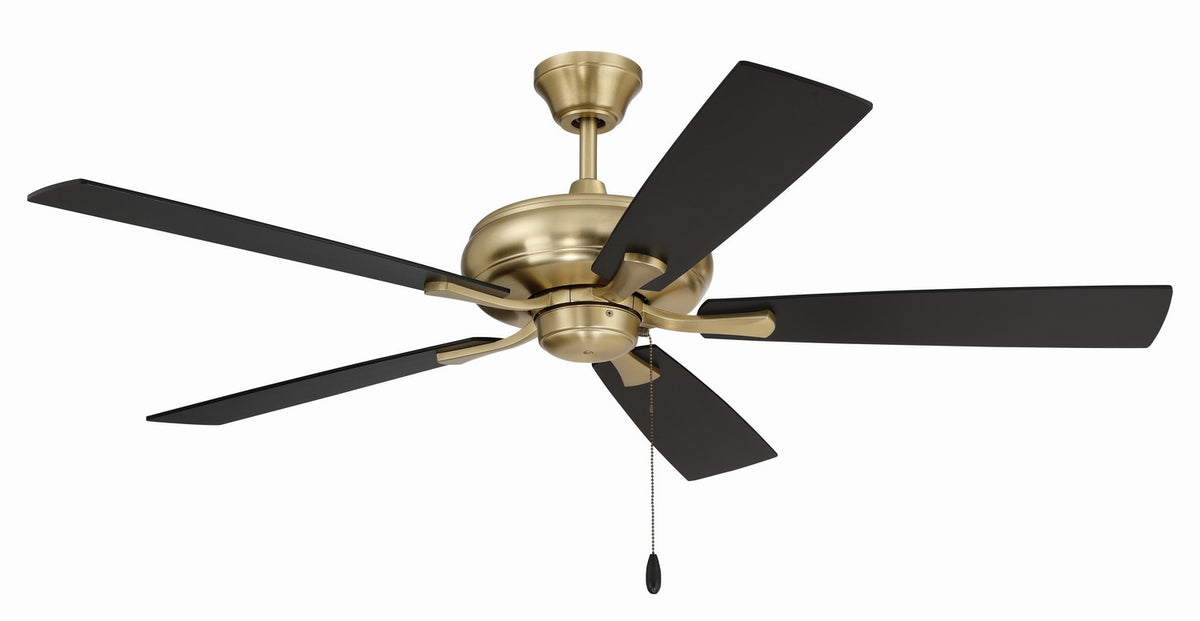 Craftmade - ECF52SB5-BWNFB - 52" Ceiling Fan - Eos - Satin Brass