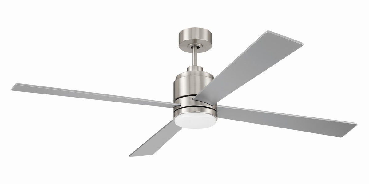 Craftmade - MCY60BNK4 - 60" Ceiling Fan - McCoy 60" fan w/ 2-wire HW wall control - Brushed Polished Nickel