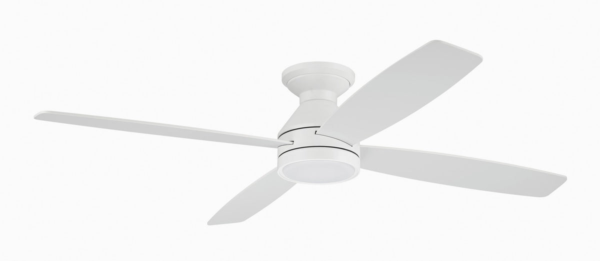 Craftmade - DMC52W4 - 52" Ceiling Fan - DeMarco 52" Ceiling Fan In/Outdoor Damp Rated - White