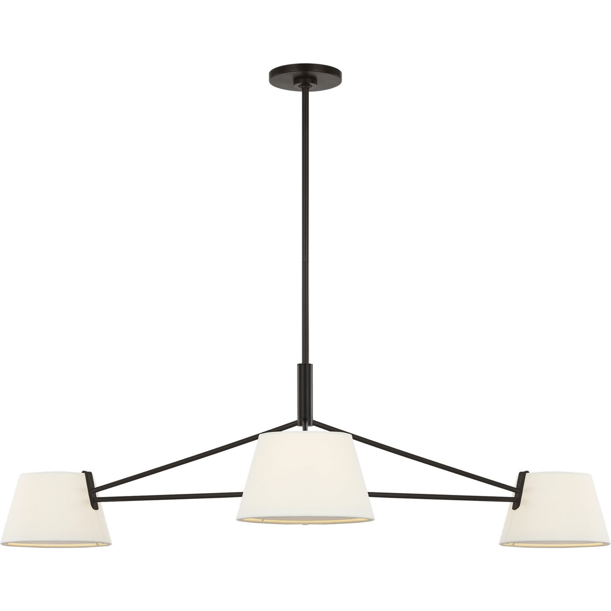 Visual Comfort Studio - SCRJCH198AIWL - Three Light Chandelier - Hale - Aged Iron
