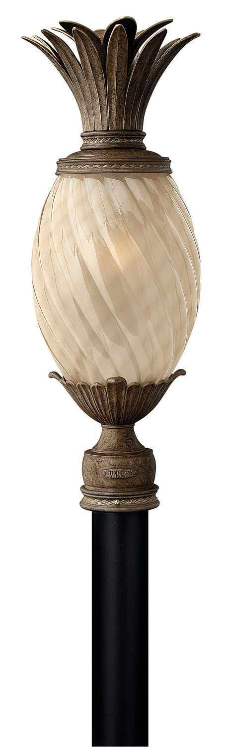Hinkley - 2121PZ - LED Post Top or Pier Mount Lantern - Plantation - Pearl Bronze