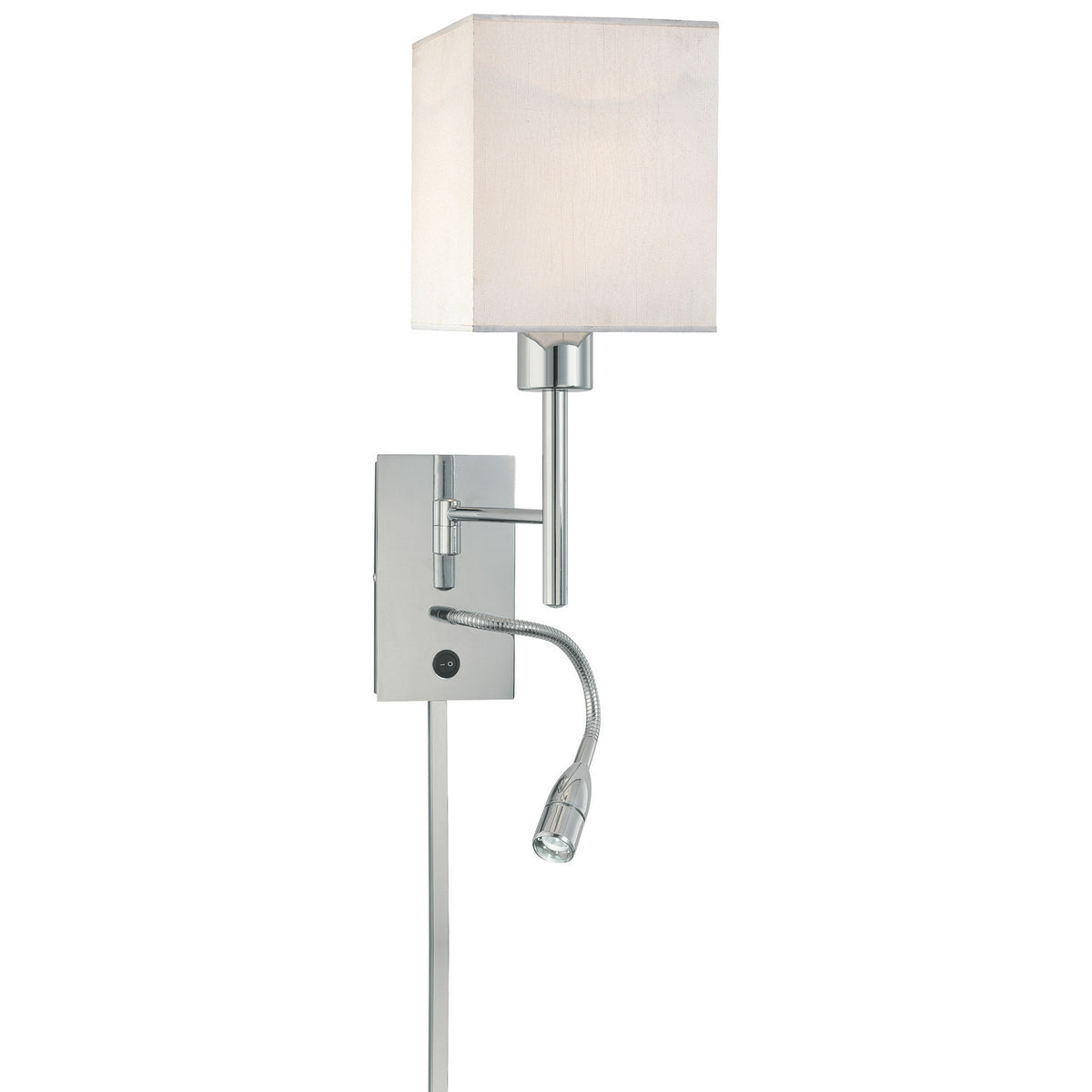 George Kovacs - P477-077 - LED Swing Arm Wall Lamp - George's Reading Room - Chrome