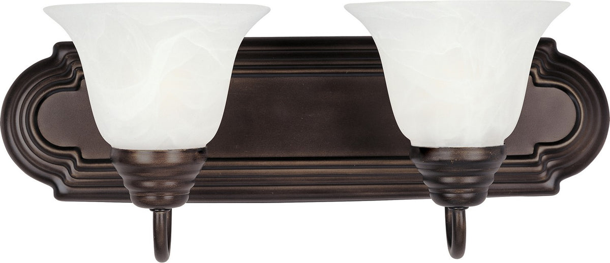 Maxim - 8012MROI - Two Light Bath Vanity - Essentials - 801x - Oil Rubbed Bronze