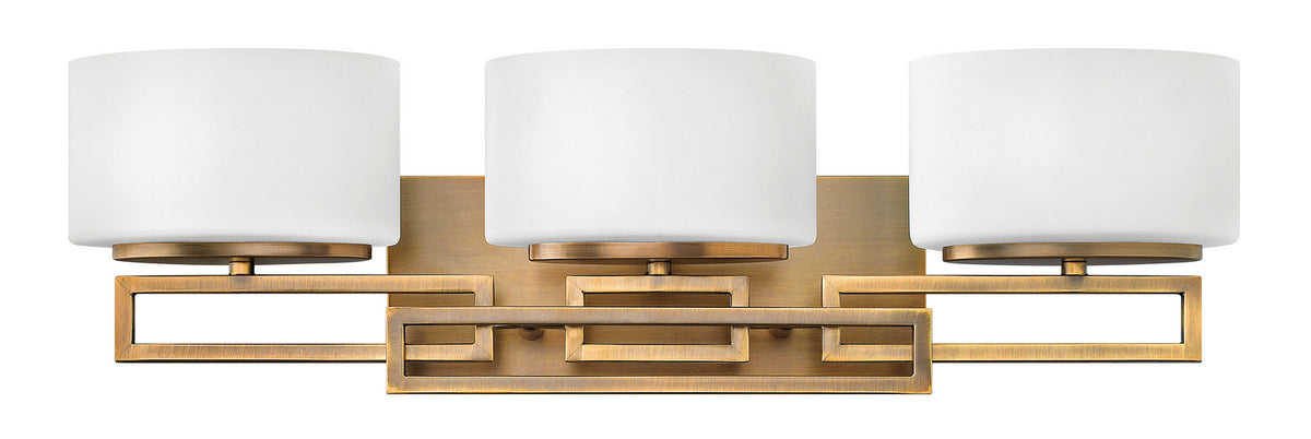 Hinkley - 5103BR - Three Light Vanity - Lanza - Brushed Bronze