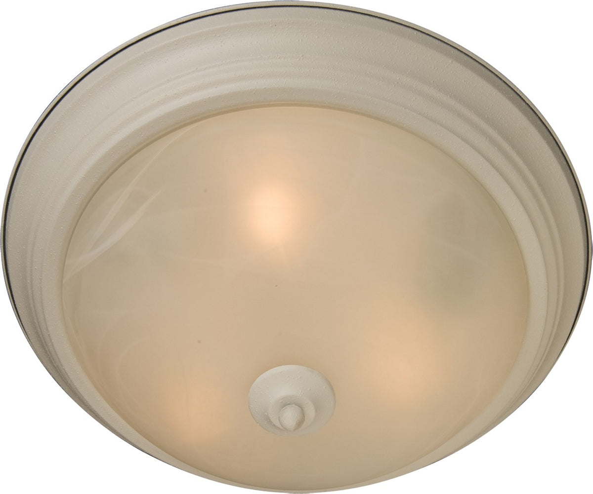 Maxim - 5842MRTW - Three Light Flush Mount - Essentials - 584x - Textured White