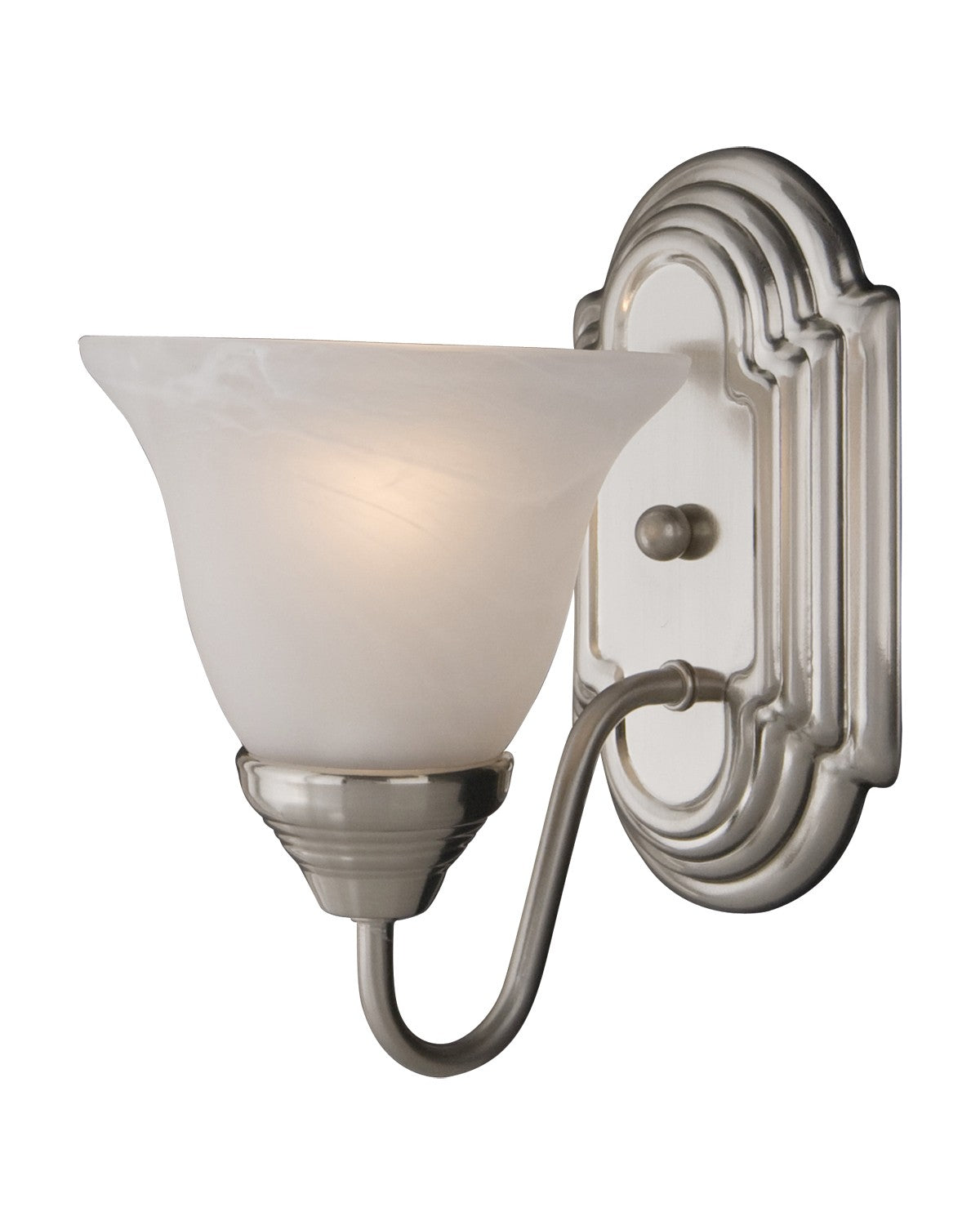 Maxim - 8011MRSN - One Light Wall Sconce - Essentials - 801x - Satin Nickel