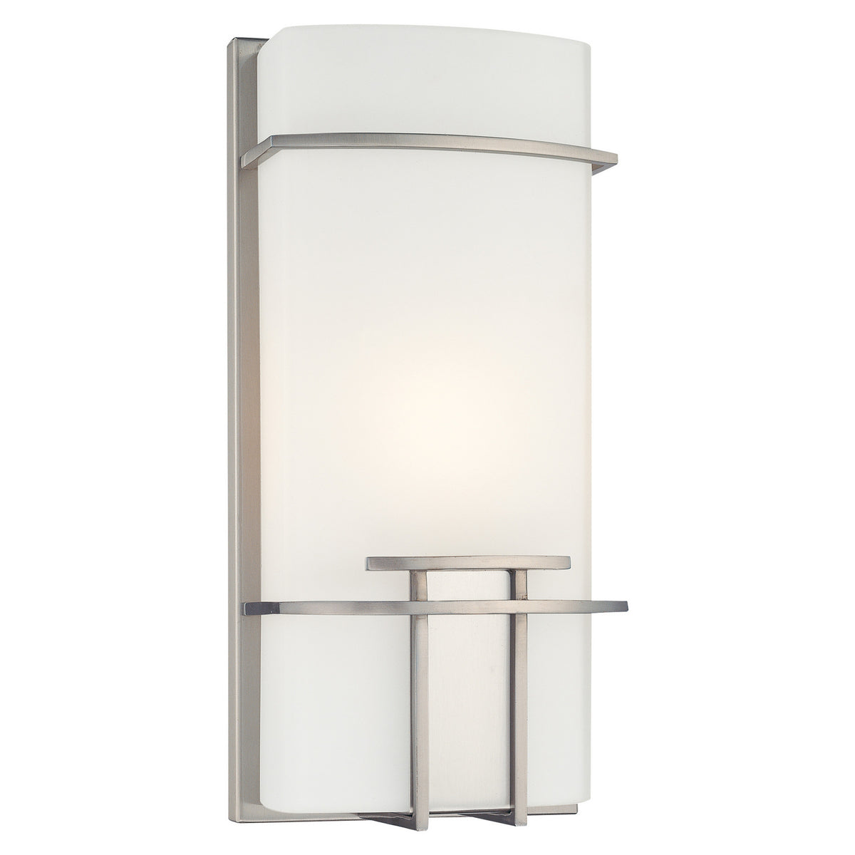 George Kovacs - P465-084 - One Light Wall Sconce - George Kovacs - Brushed Nickel