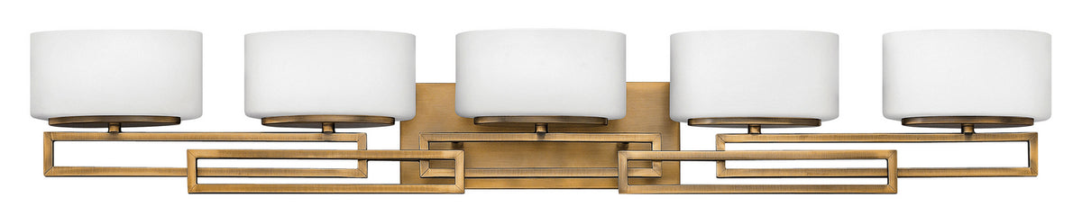 Hinkley - 5105BR - Five Light Vanity - Lanza - Brushed Bronze