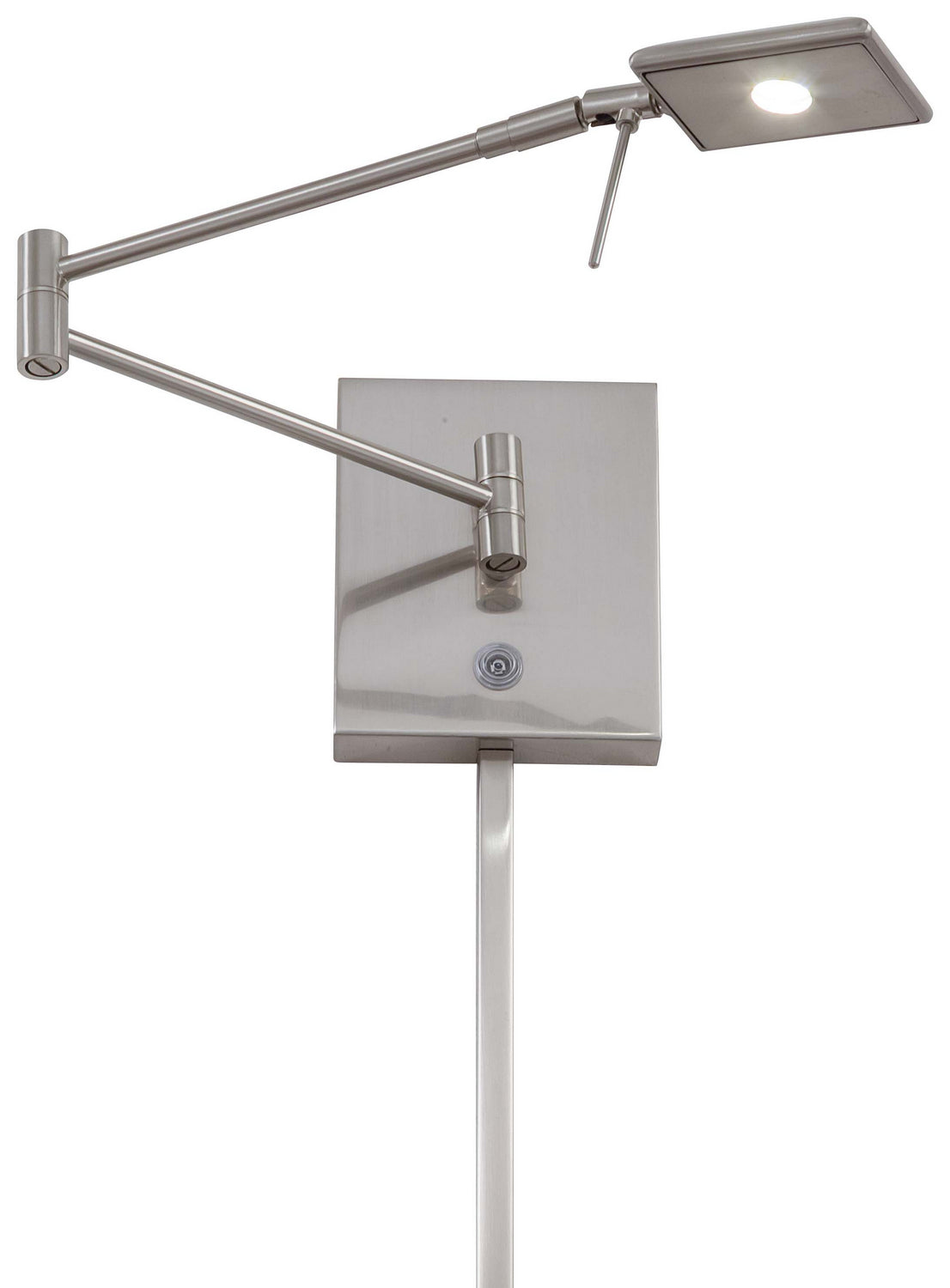 George Kovacs - P4328-084 - LED Swing Arm Wall Lamp - George's Reading Room - Brushed Nickel