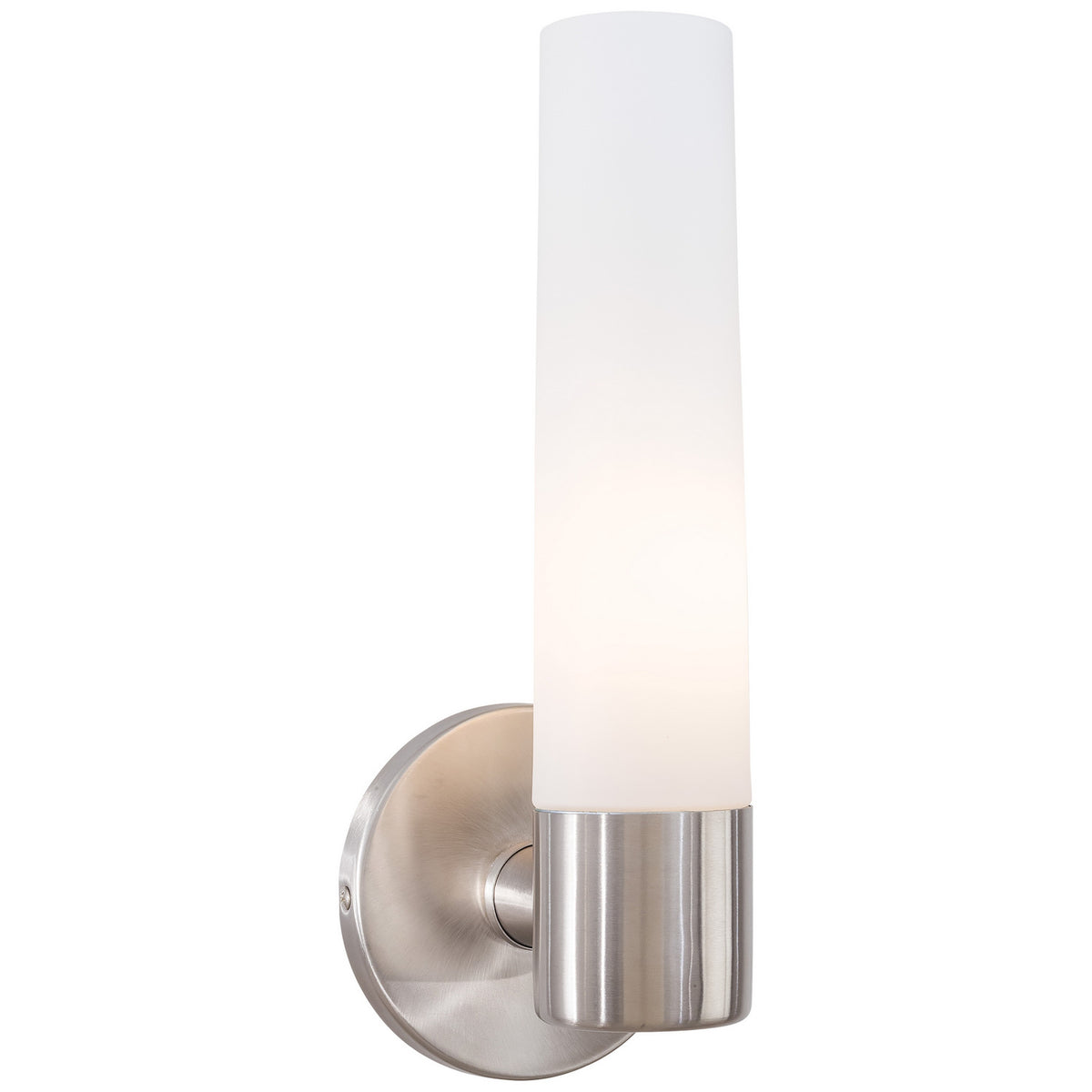 George Kovacs - P5041-144 - One Light Wall Sconce - Saber - Brushed Stainless Steel