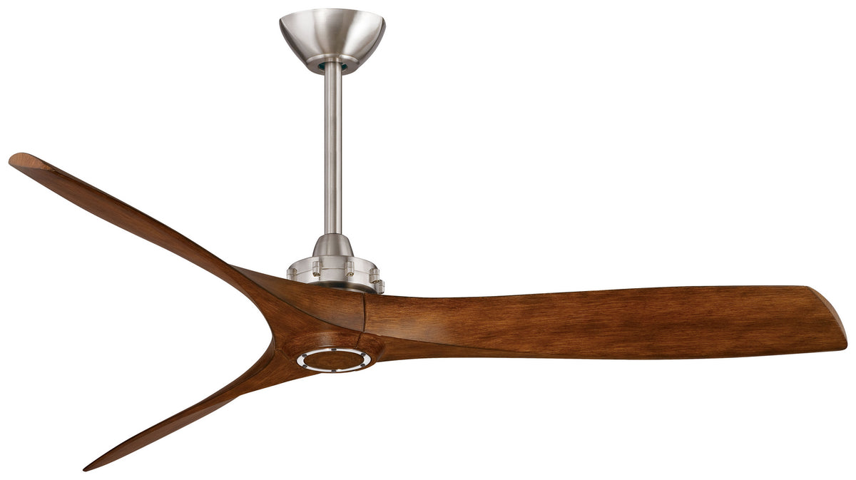 Minka Aire - F853-BN/DK - 60"Ceiling Fan - Aviation - Brushed Nickel With Distressed Koa Blades