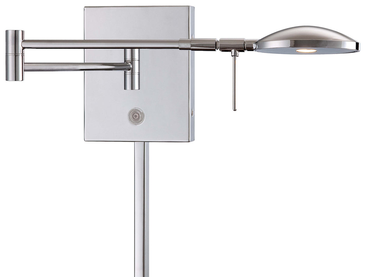 George Kovacs - P4338-077 - LED Swing Arm Wall Lamp - George's Reading Room - Chrome