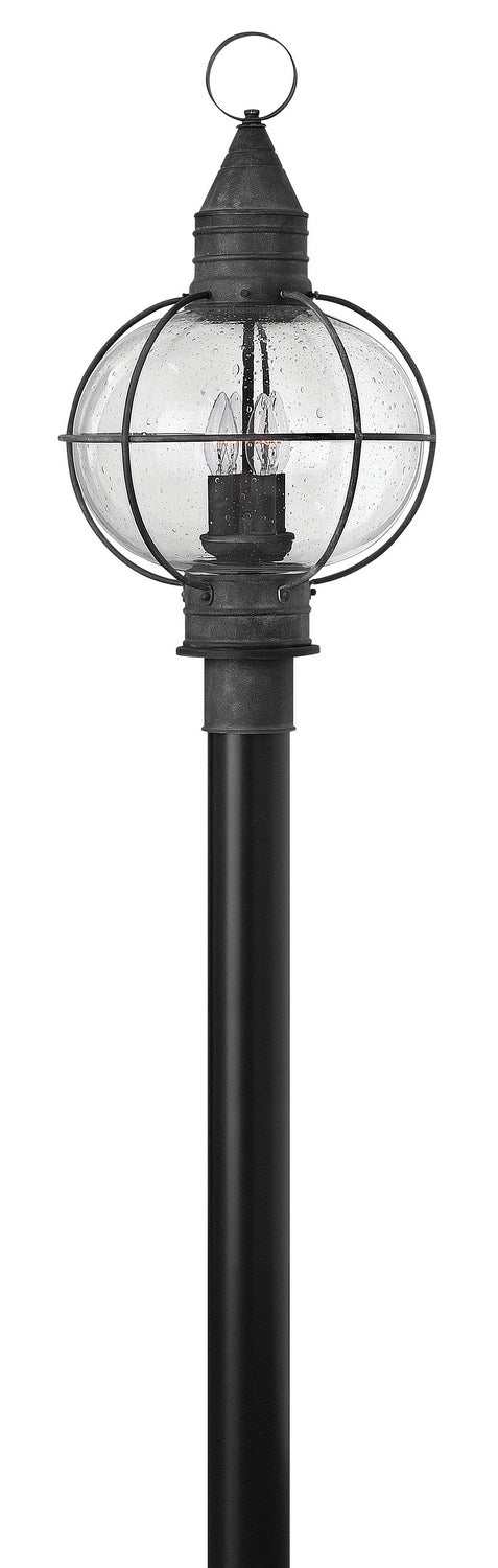 Hinkley - 2201DZ - LED Post Top or Pier Mount Lantern - Cape Cod - Aged Zinc