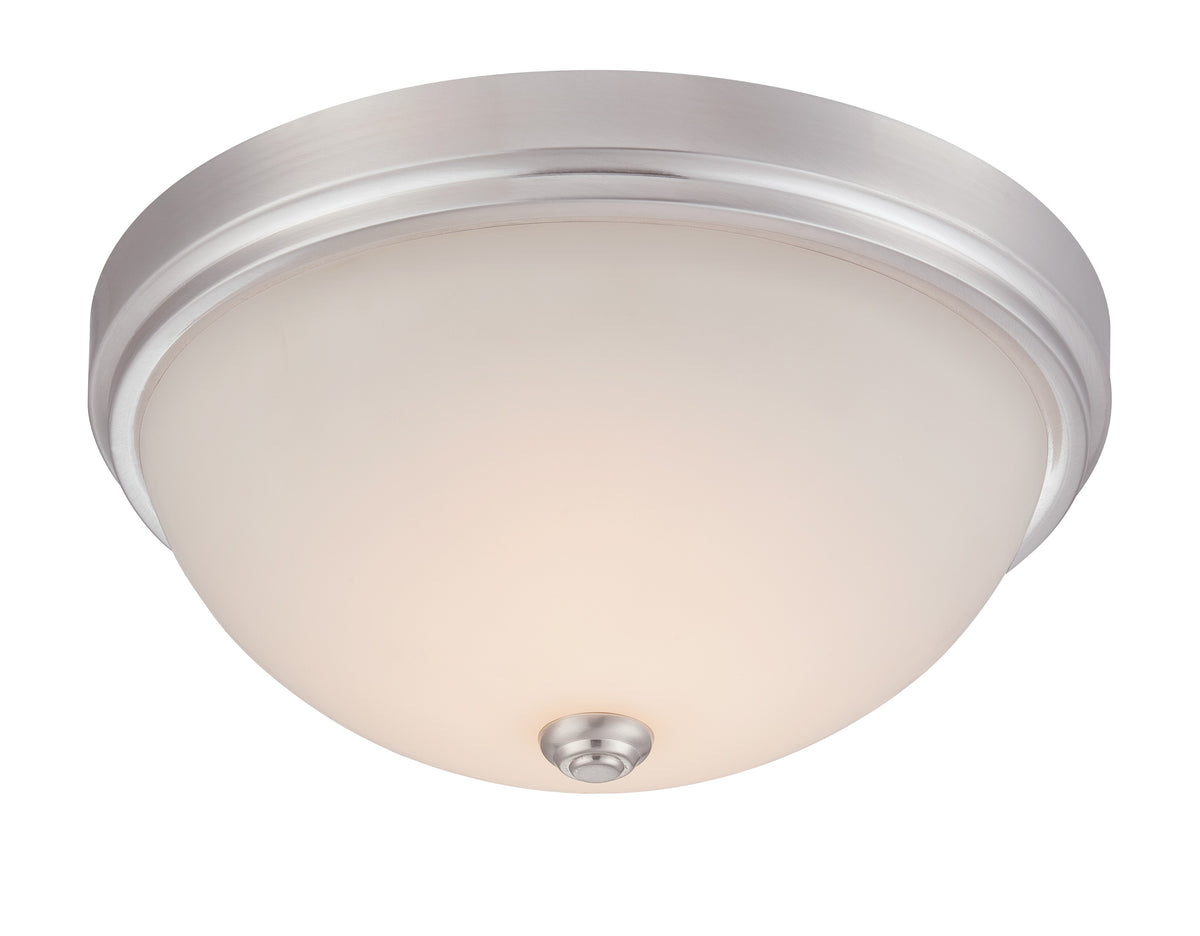 Designers Fountain - LED302M-SP - LED Flushmount - Hopkins - Satin Platinum