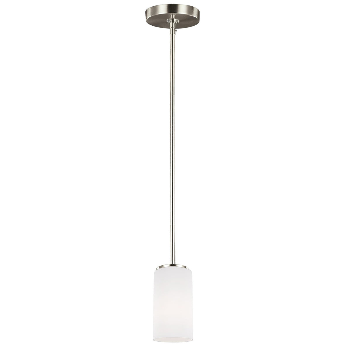 Generation Lighting - 6124601-962 - One Light Mini-Pendant - Alturas - Brushed Nickel