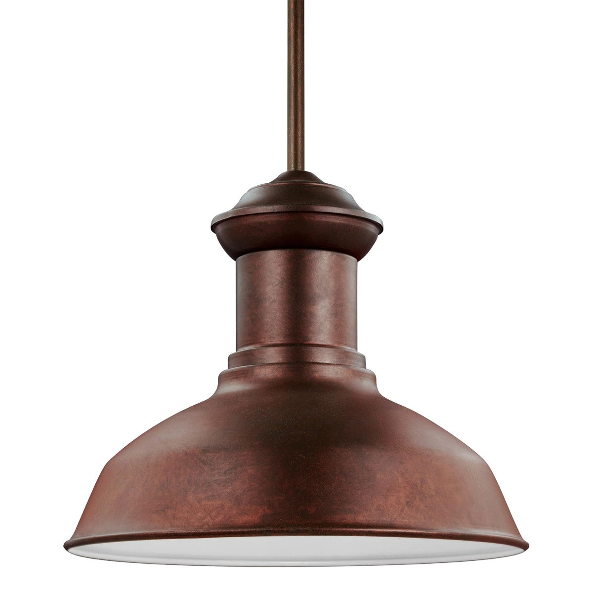 Generation Lighting - 6247701-44 - One Light Outdoor Pendant - Fredricksburg - Weathered Copper