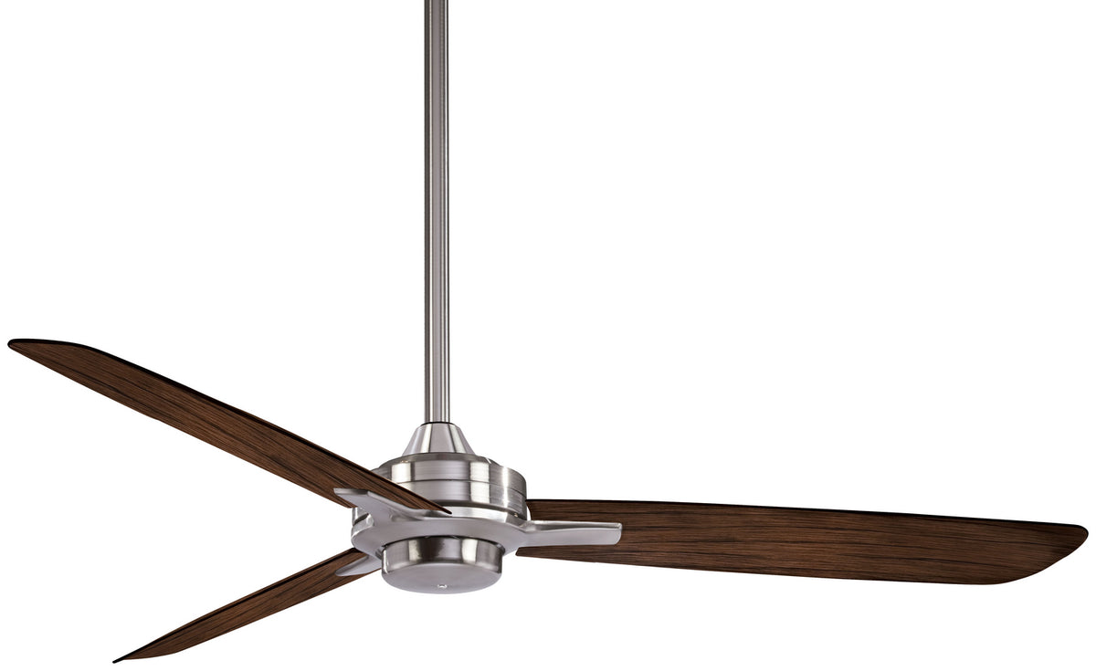 Minka Aire - F727-BN/MM - 52"Ceiling Fan - Rudolph - Brushed Nickel With Medium Maple Blades