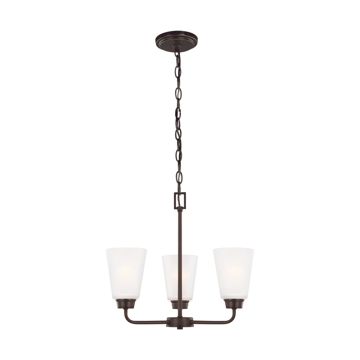 Generation Lighting - 3115203EN3-710 - Three Light Chandelier - Kerrville - Bronze