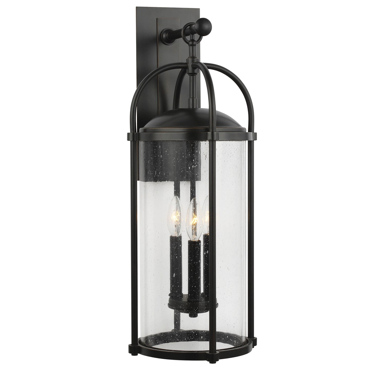 Generation Lighting - OL7623ES - Three Light Outdoor Wall Lantern - Dakota - Espresso