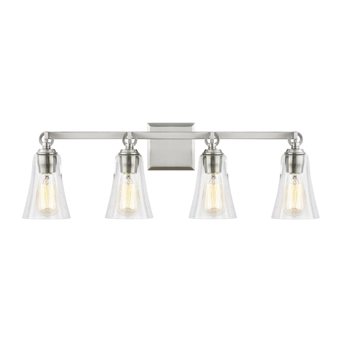 Visual Comfort Studio - VS24704SN - Four Light Vanity - Monterro - Satin Nickel