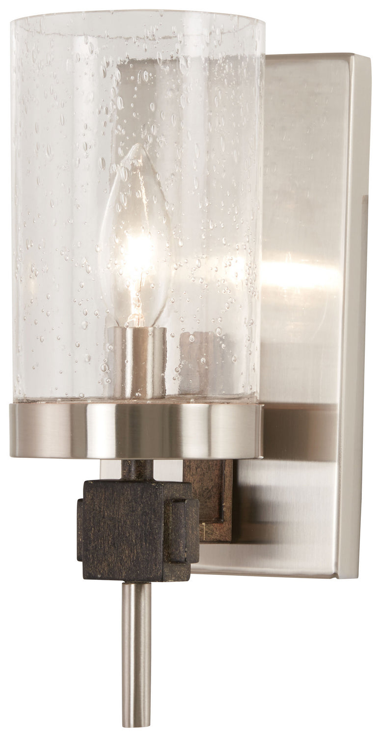 Minka-Lavery - 4631-106 - One Light Bath - Bridlewood - Stone Grey w/Brushed Nickel
