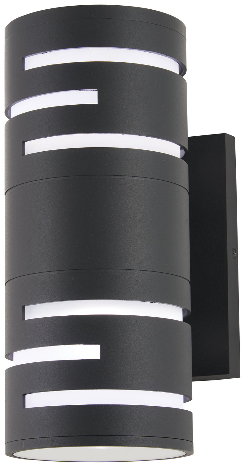 George Kovacs - P1761-066-L - LED Wall Sconce - Groovin - Sand Coal Black