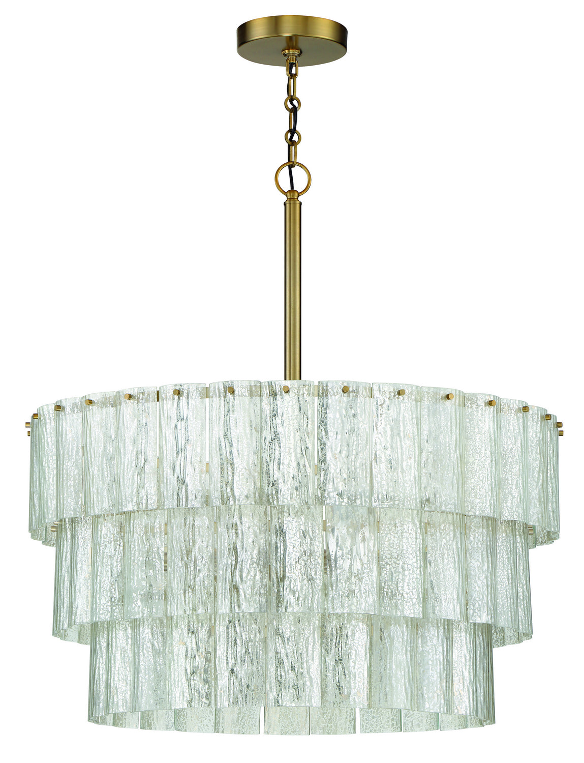 Craftmade - 48696-SB - Nine Light Pendant - Museo - Satin Brass