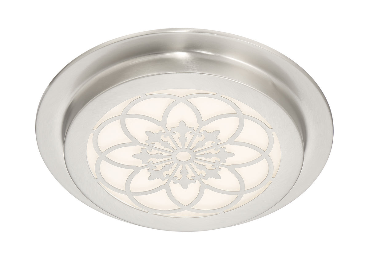 Designers Fountain - LED1291-SP - LED Flushmount - Deco Edge - Satin Platinum