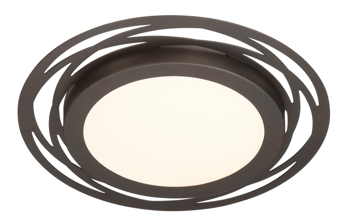 Designers Fountain - LED1297-SB - LED Flushmount - Deco Edge - Satin Bronze