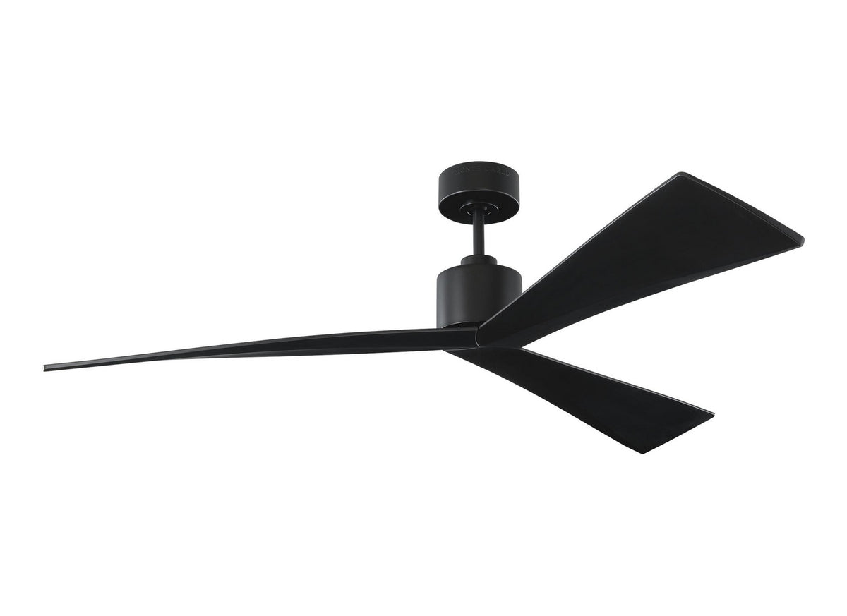 Visual Comfort Fan - 3ADR60BKBK - 60" Ceiling Fan - Adler - Matte Black
