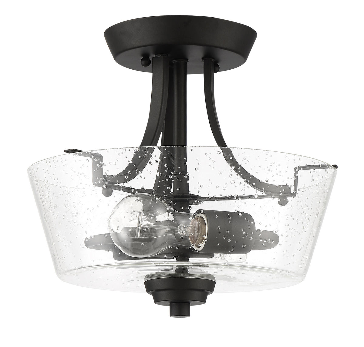 Craftmade - 41952-ESP-CS - Two Light Semi Flush Mount Convertible - Grace - Espresso