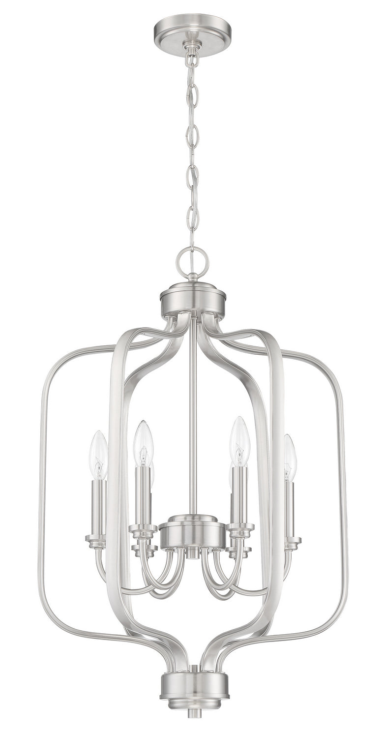 Craftmade - 50536-BNK - Six Light Foyer Pendant - Bolden - Brushed Polished Nickel