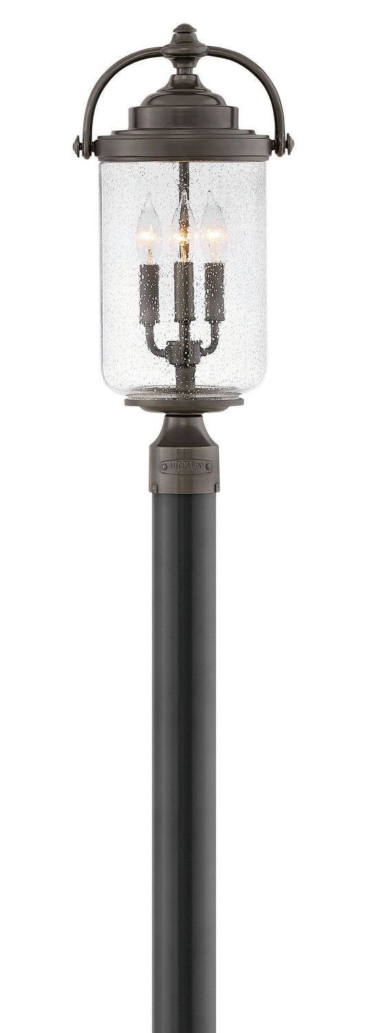 Hinkley - 2757OZ - LED Post Top or Pier Mount Lantern - Willoughby - Oil Rubbed Bronze