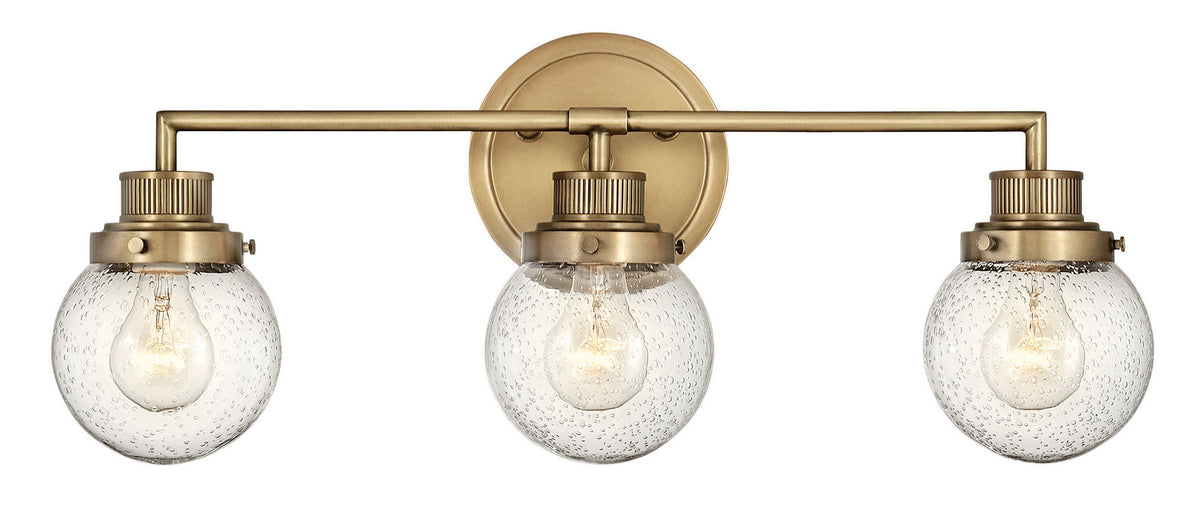 Hinkley - 5933HB - LED Vanity - Poppy - Heritage Brass