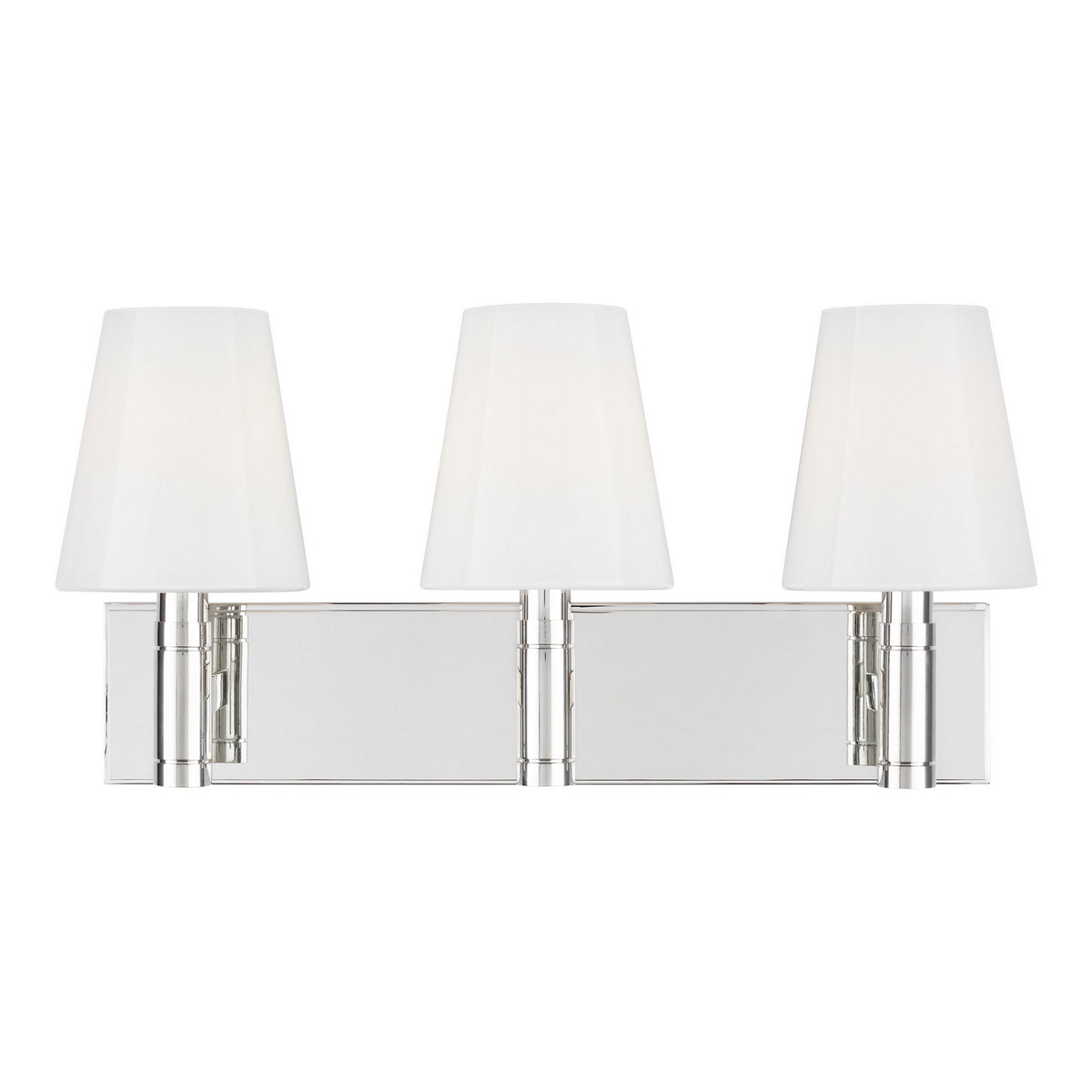 Visual Comfort Studio - TV1033PN - Three Light Vanity - Beckham Classic - Polished Nickel