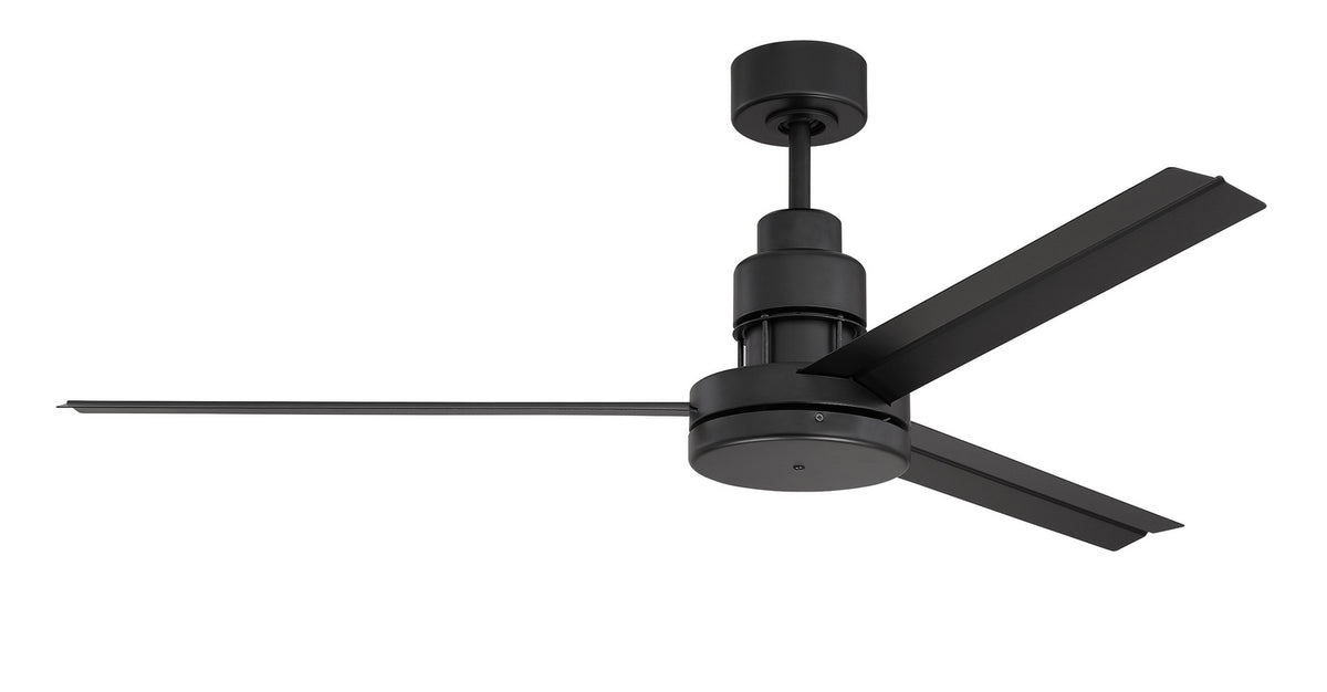Craftmade - MND54FB3 - 54" Ceiling Fan - Mondo 54" Indoor/Outdoor - Flat Black