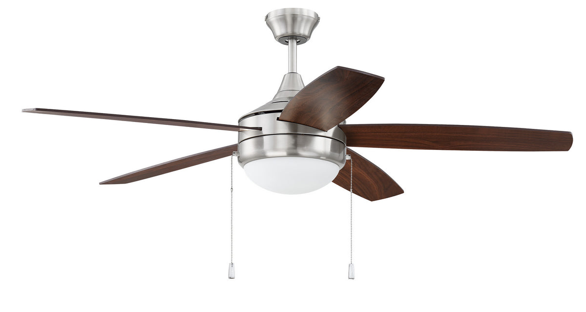 Craftmade - PHA52BNK5 - 52" Ceiling Fan - Phaze 5 - Brushed Polished Nickel