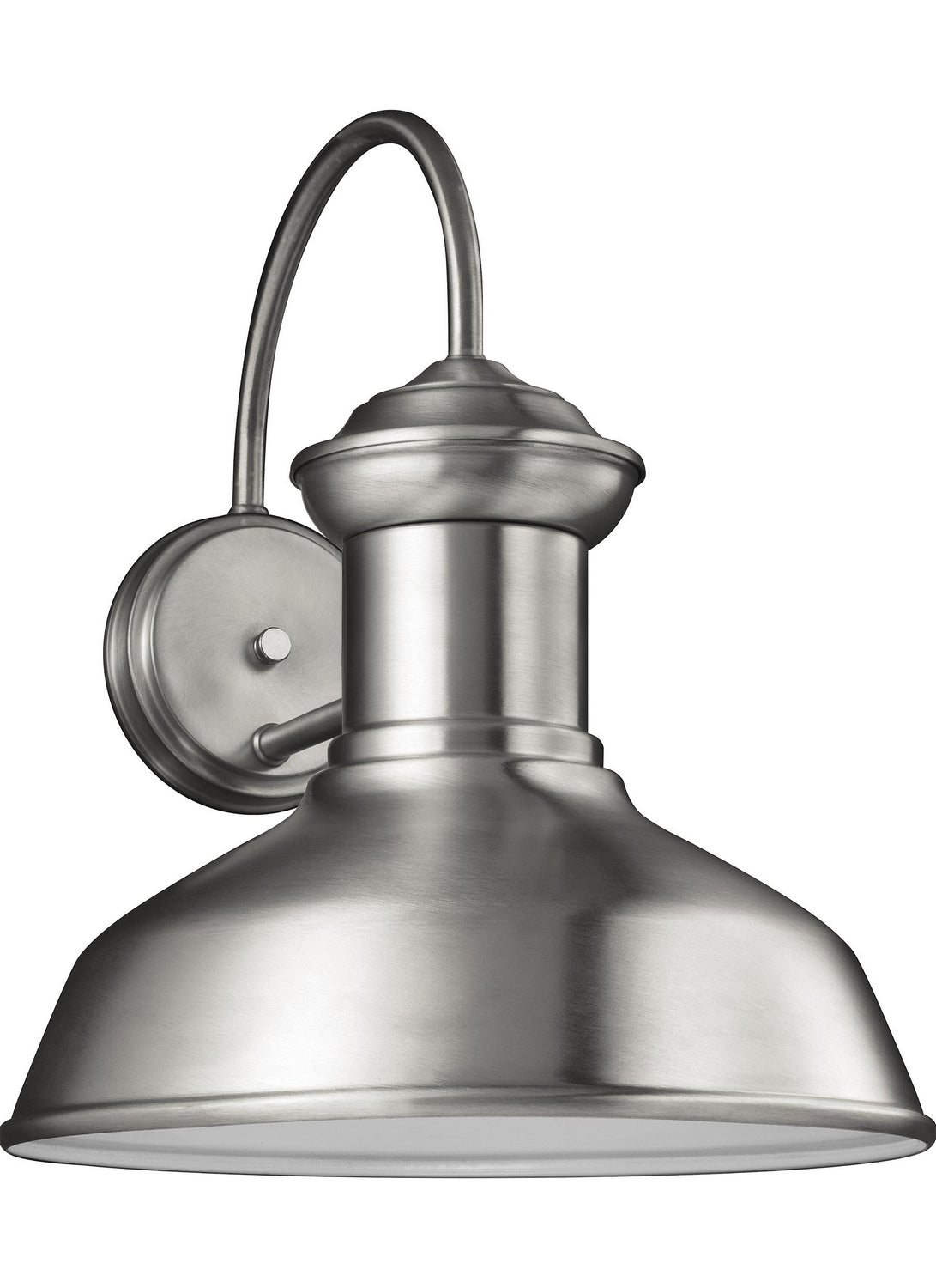 Generation Lighting - 8647701-04/T - One Light Outdoor Wall Lantern - Fredricksburg - Satin Aluminum