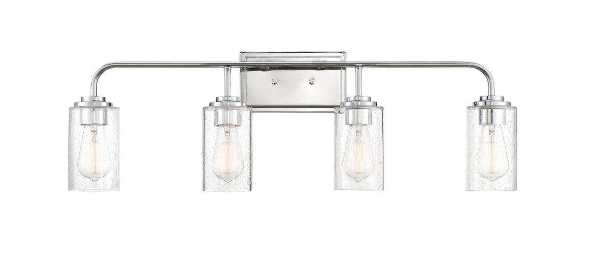 Designers Fountain - 96404-CH - Four Light Bath Bar - Logan - Chrome
