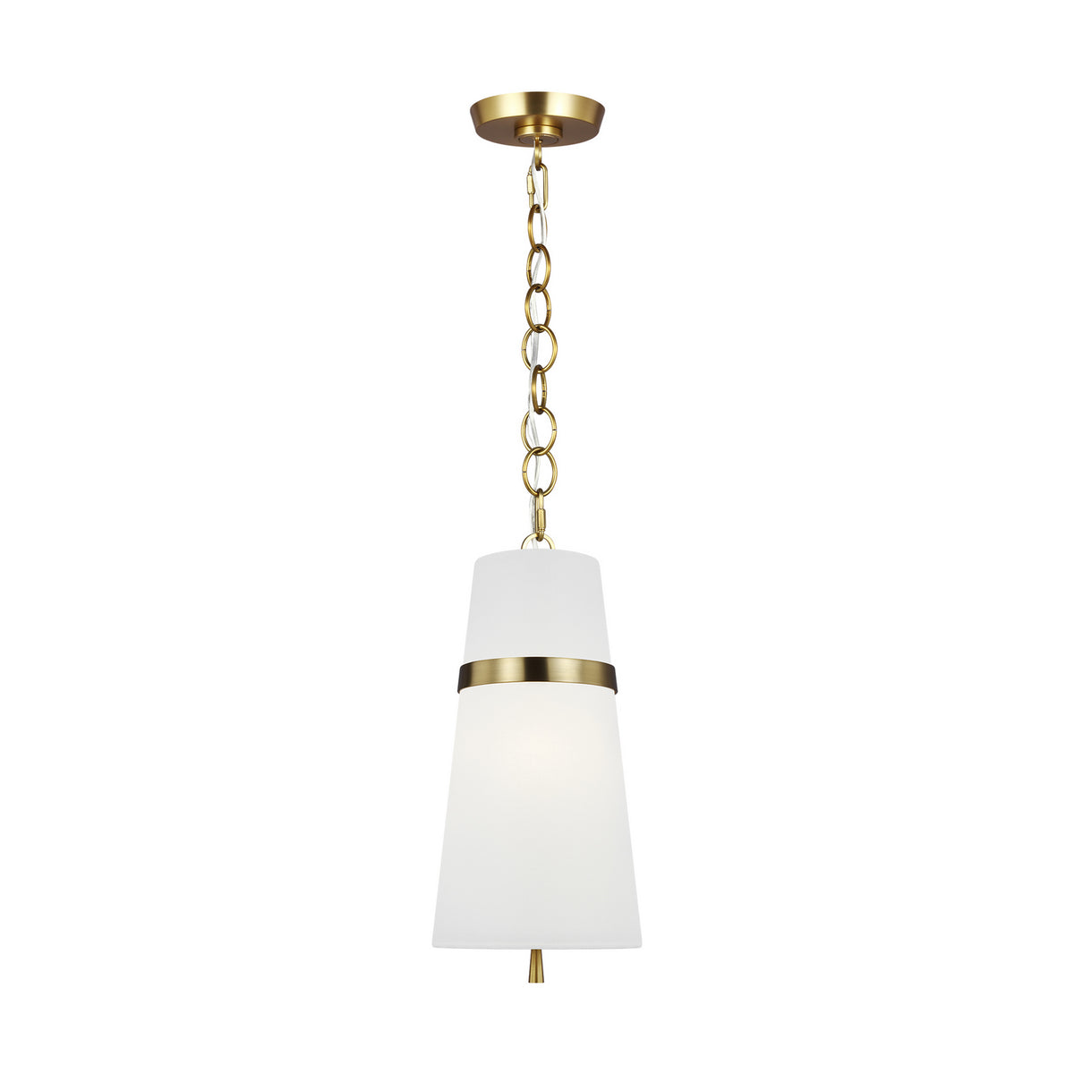 Visual Comfort Studio - AP1161BBS - One Light Pendant - Cordtlandt - Burnished Brass