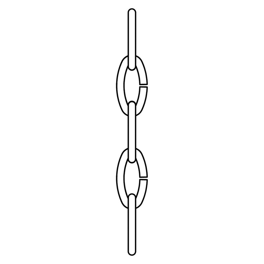 Generation Lighting - 9116-965 - Decorative Chain - Replacement Chain - Antique Brushed Nickel